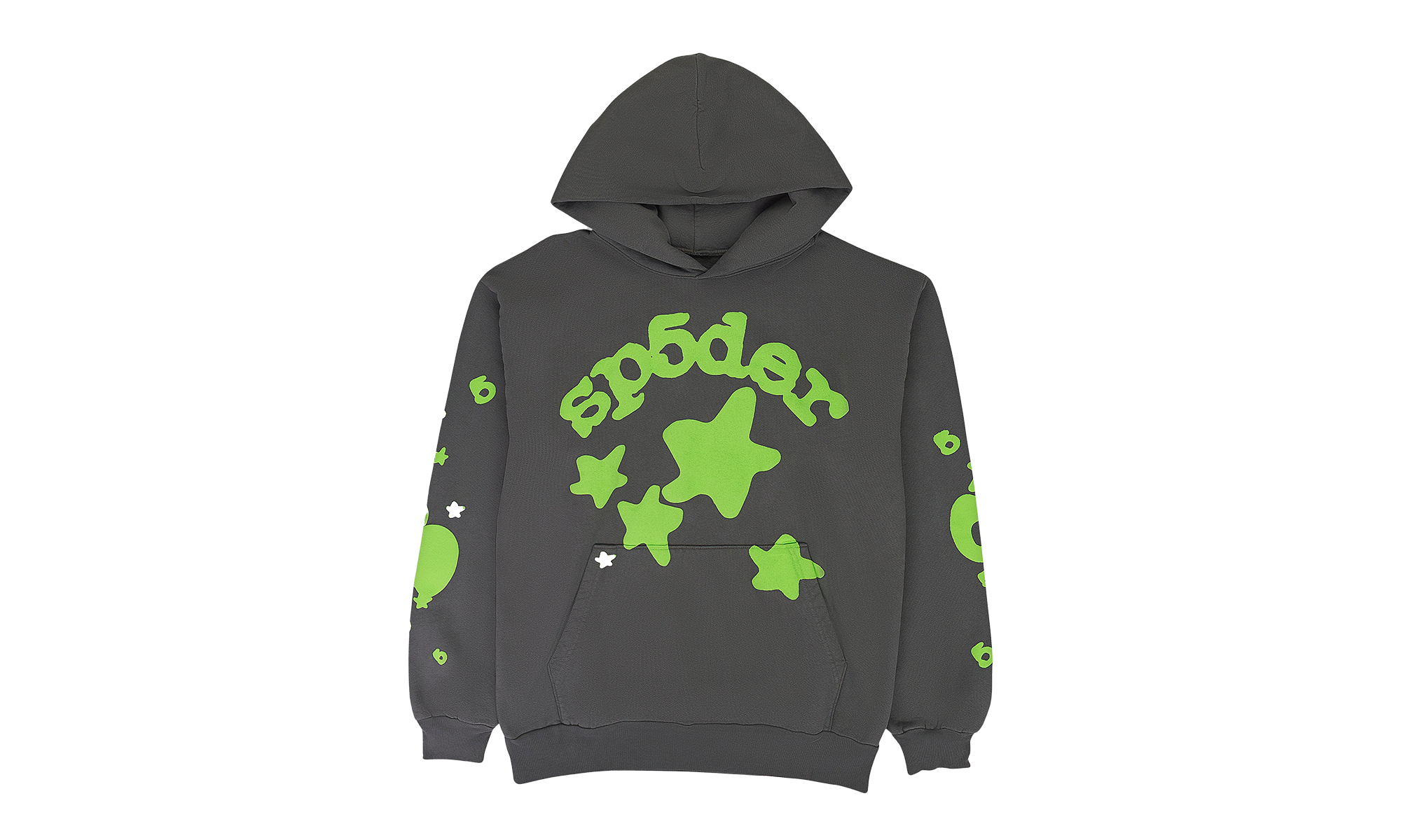 Beluga Hoodie "Slate Grey / Green - SS24" SP5der102