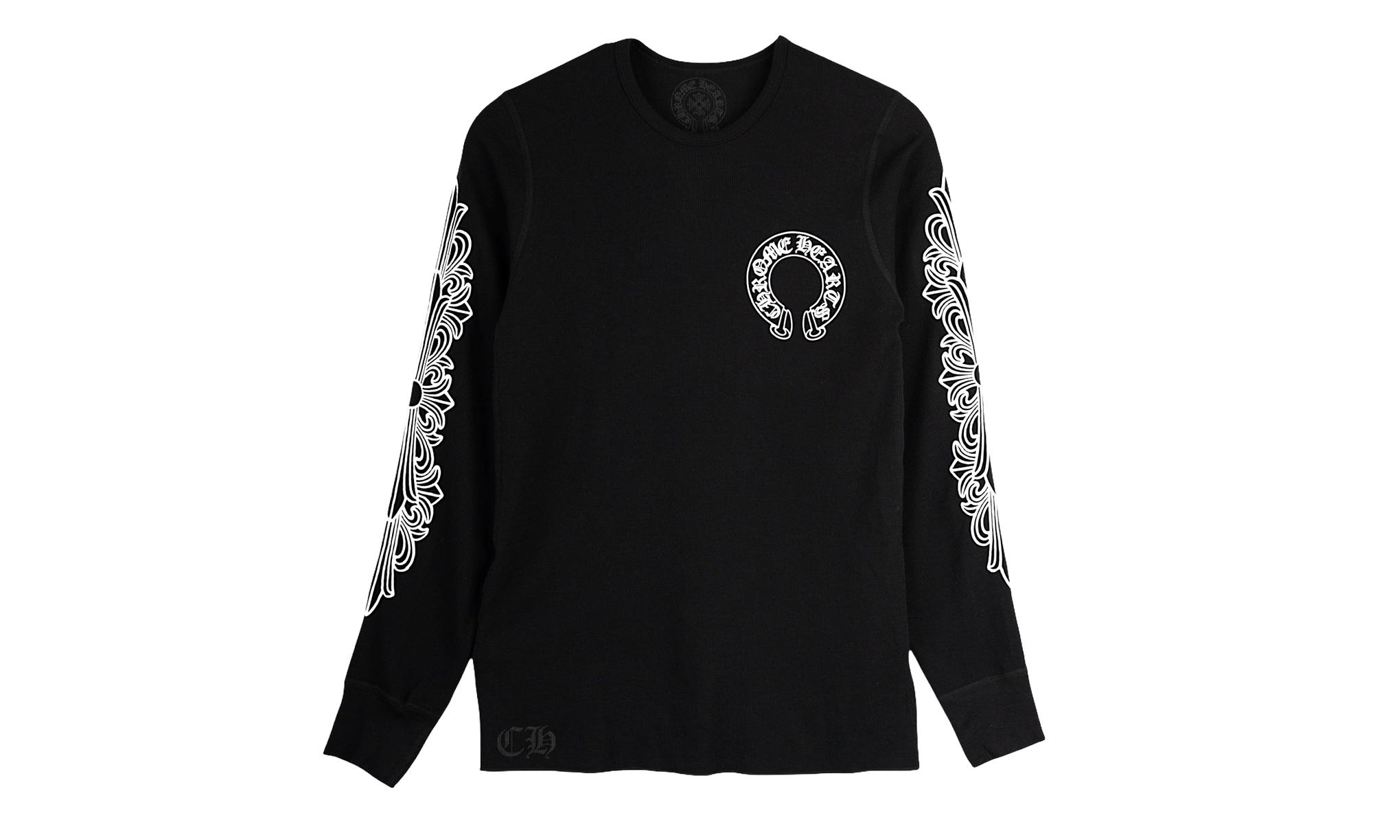 Horseshoe Floral Thermal "Black" CHRM0794