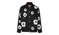 The Cotton Wreath Denim Jacket "Black" DT15