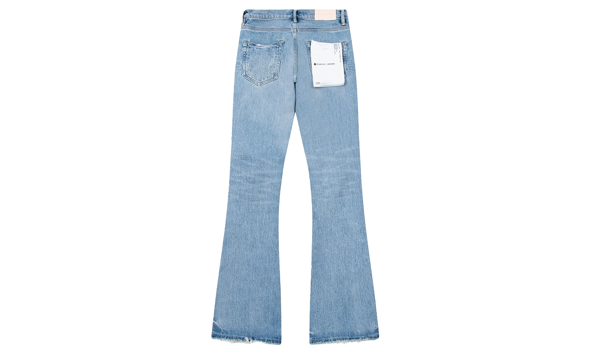 Ripped Flared Denim "Blue" P004 RPFL224