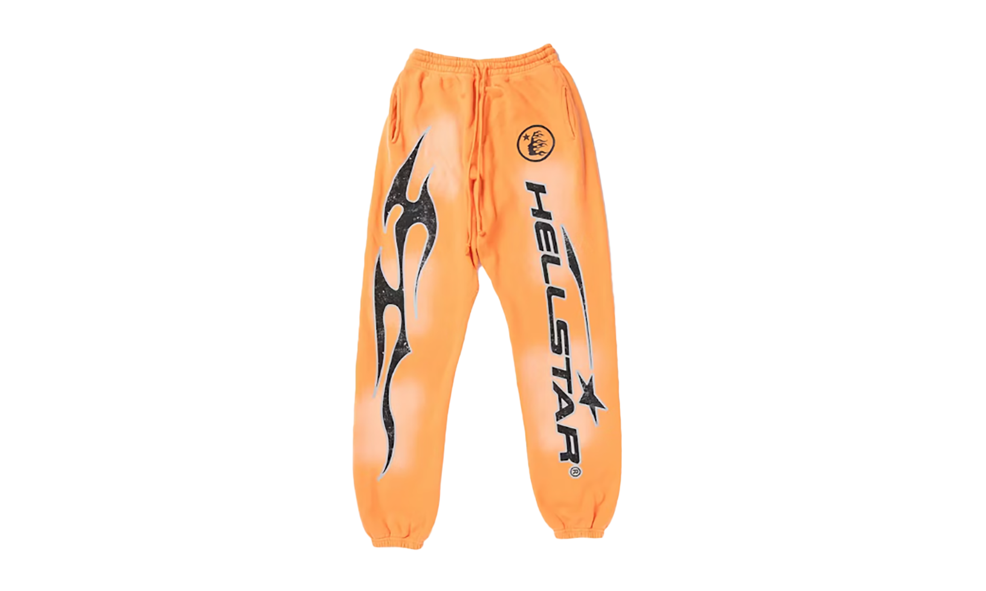 Closed Elastic Bottom Sweatpants "Fire Orange" HSR086