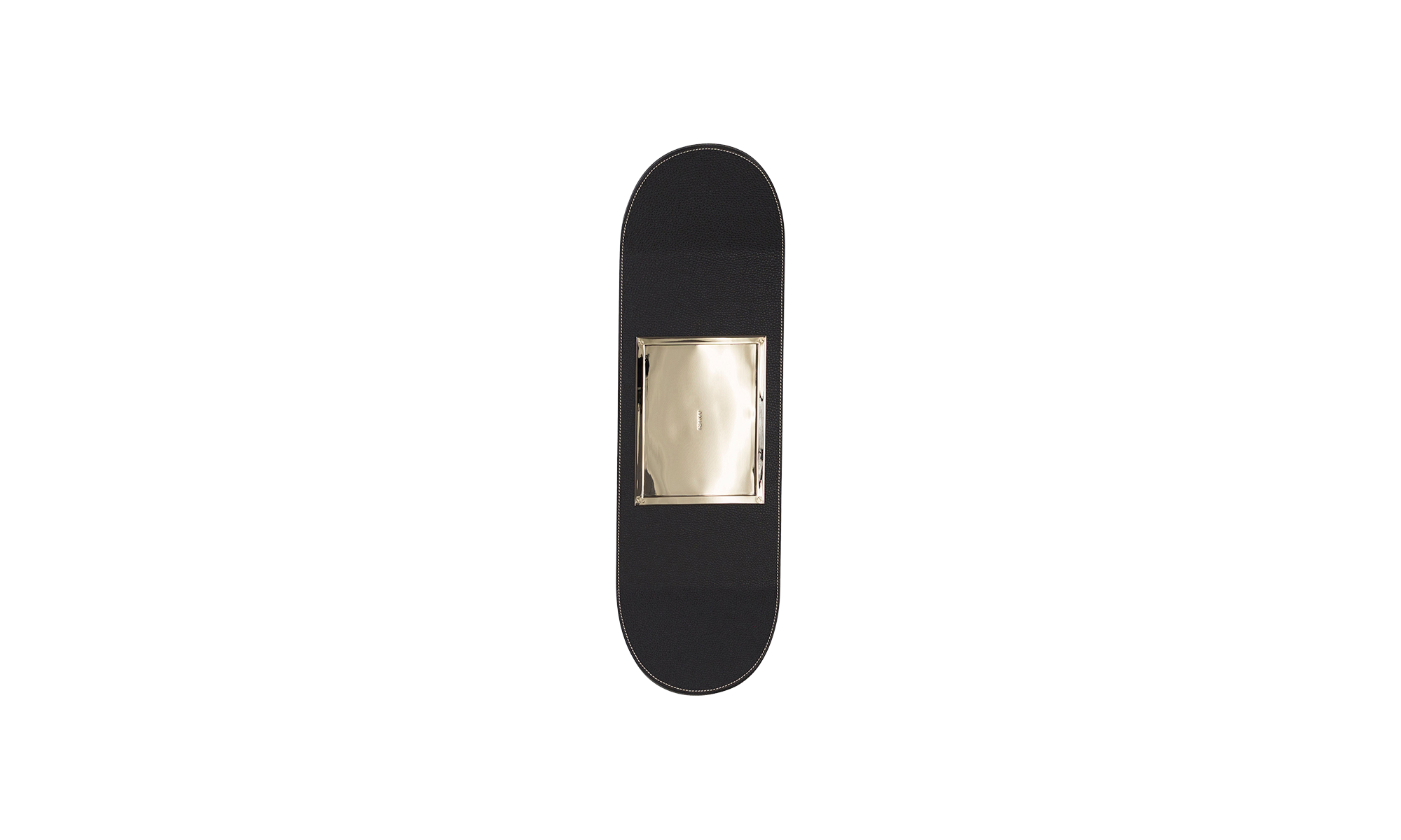 LEATHER SKATE DECK CATCH TRAY "Black" MAX001