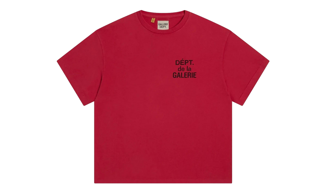 French T-Shirt "Red / Black" GD043