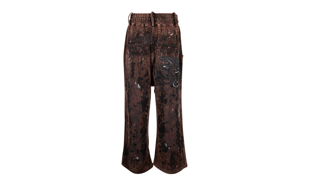 Graffiti Sweatpants "Brown" HSR014