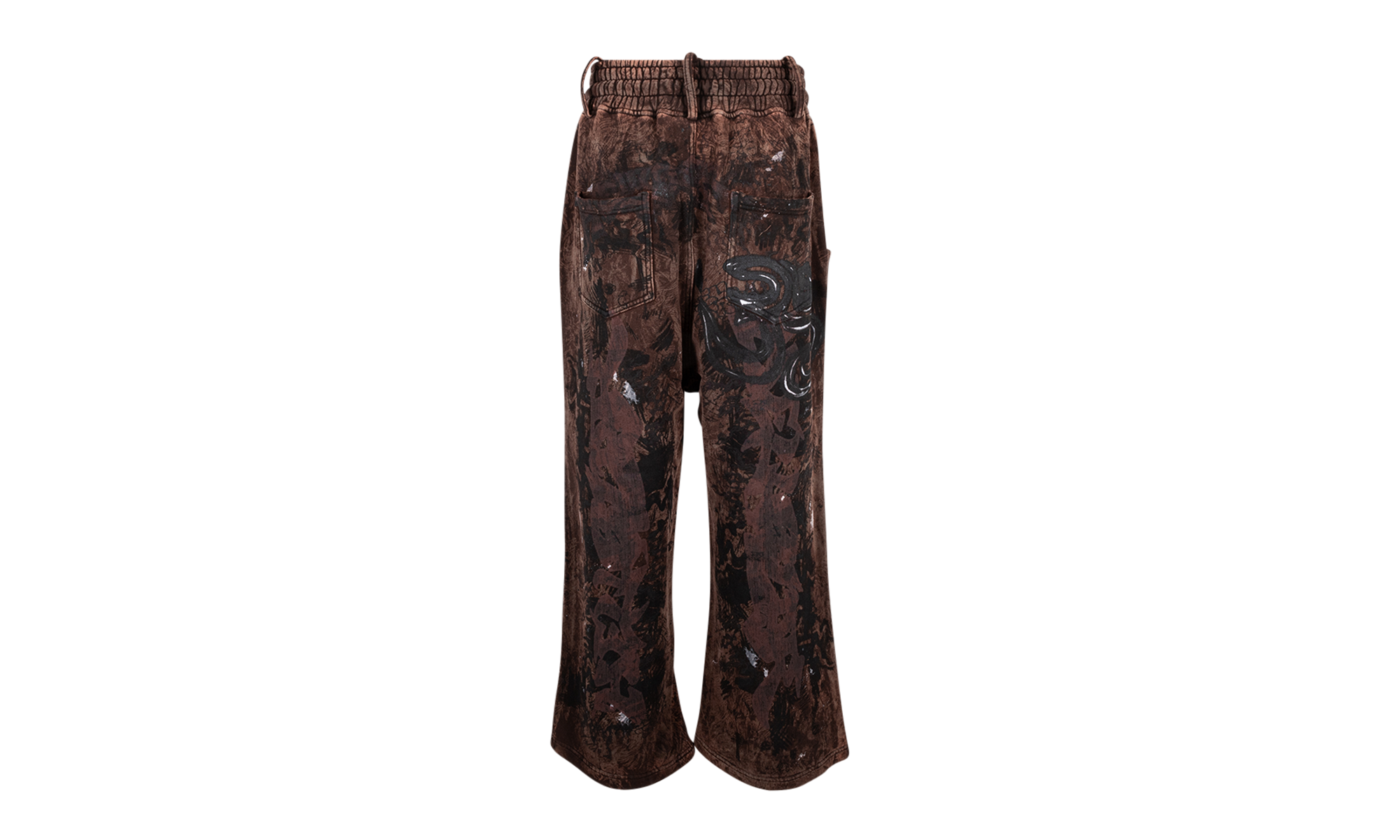 Graffiti Sweatpants "Brown" HSR014