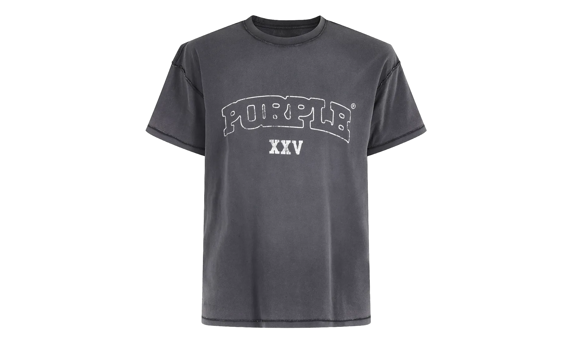 Textured Inside Out Tee "Black" P101 TBSO425
