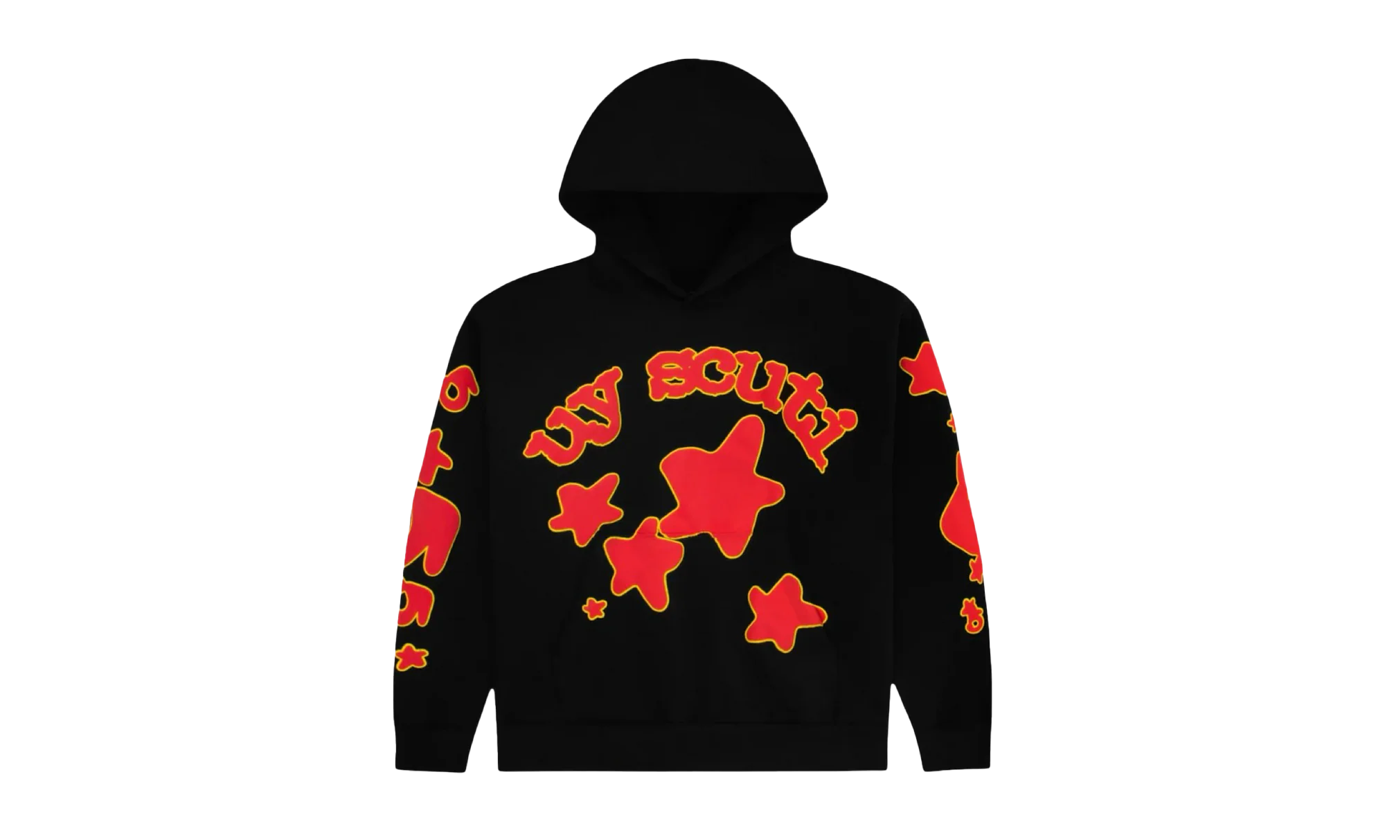 UY Scuti Hoodie "Black / Red" SP5der202