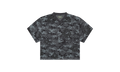 Camo Cotton Wreath Mesh Football Top "Black" DT170