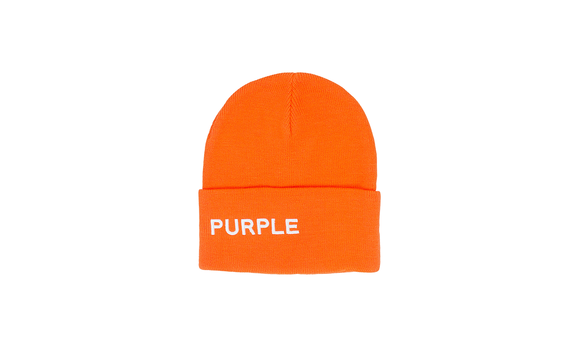 ACRYLIC CUFFED BEANIE "Orange" P921 ABNO423