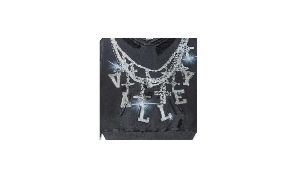 Big Chain Hoodie "Black" 10052196
