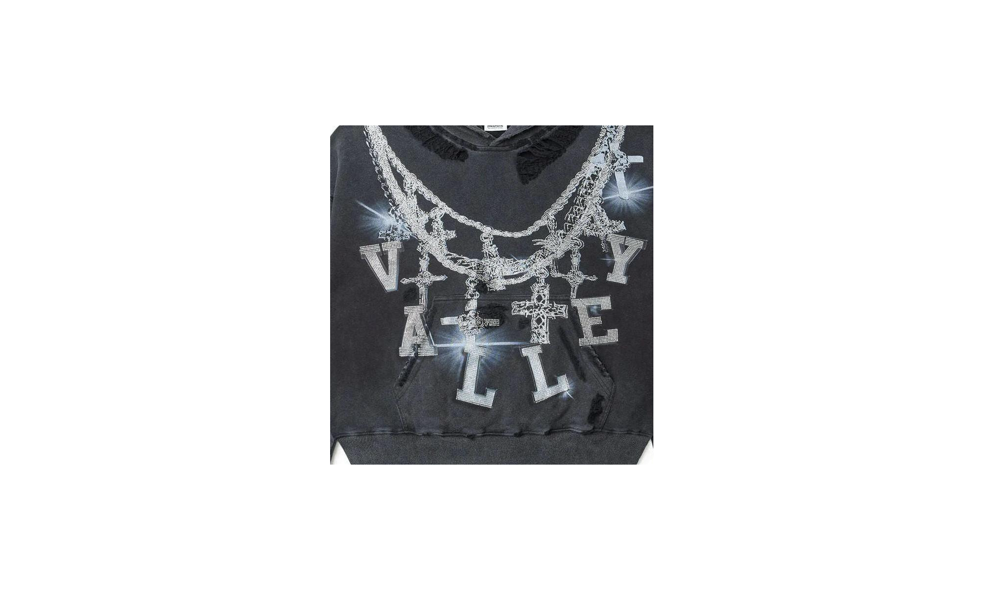 Big Chain Hoodie "Black" 10052196