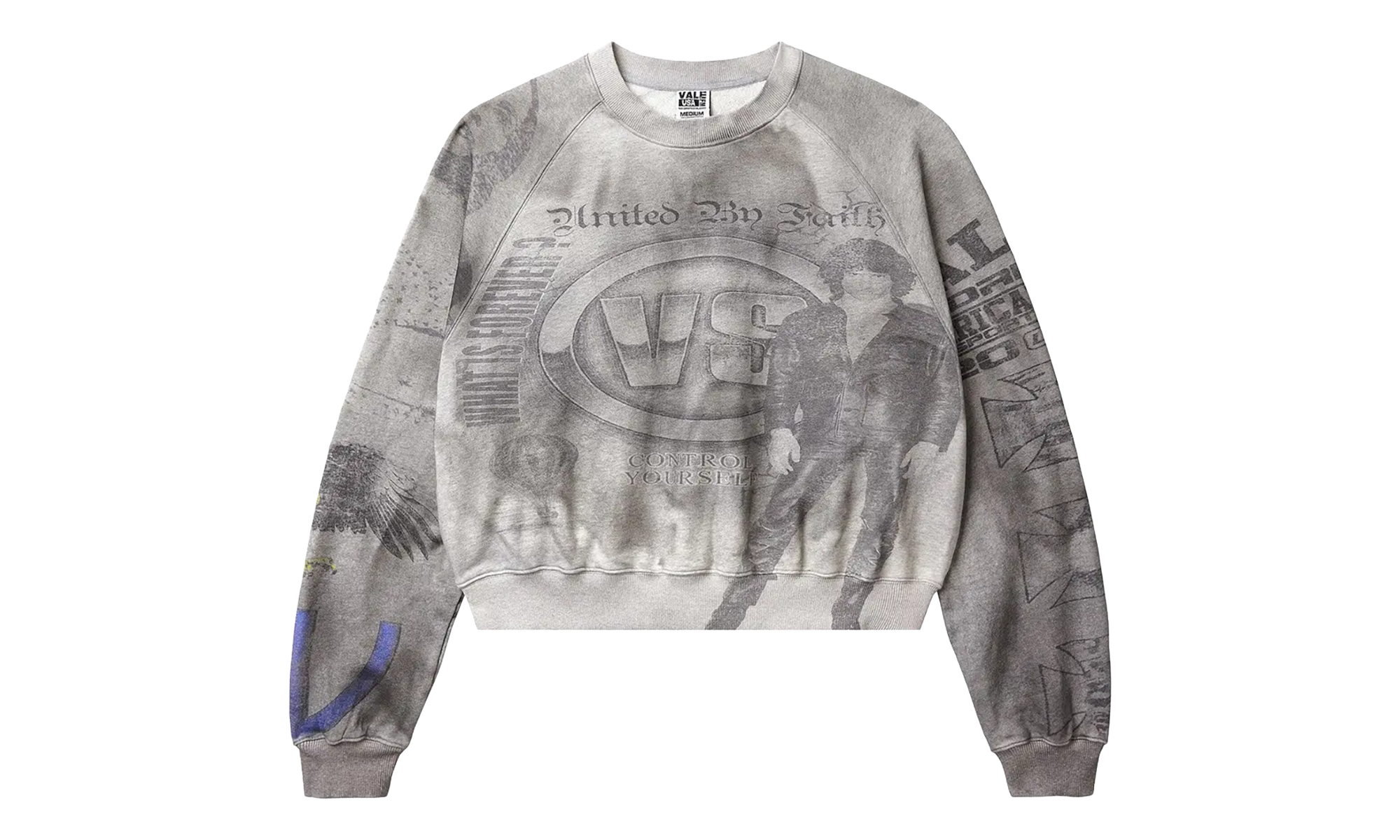 STONE CREWNECK SWEATSHIRT "Grey" VAL108