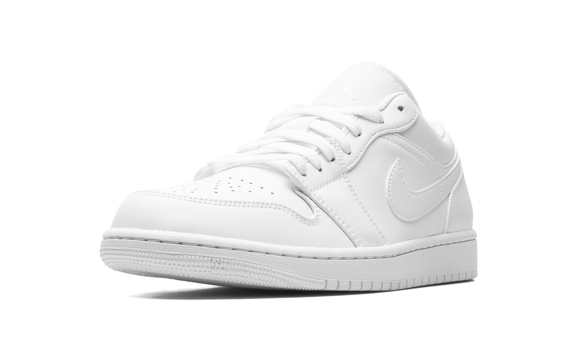 Air Jordan 1 Low "Triple White" 553558 130