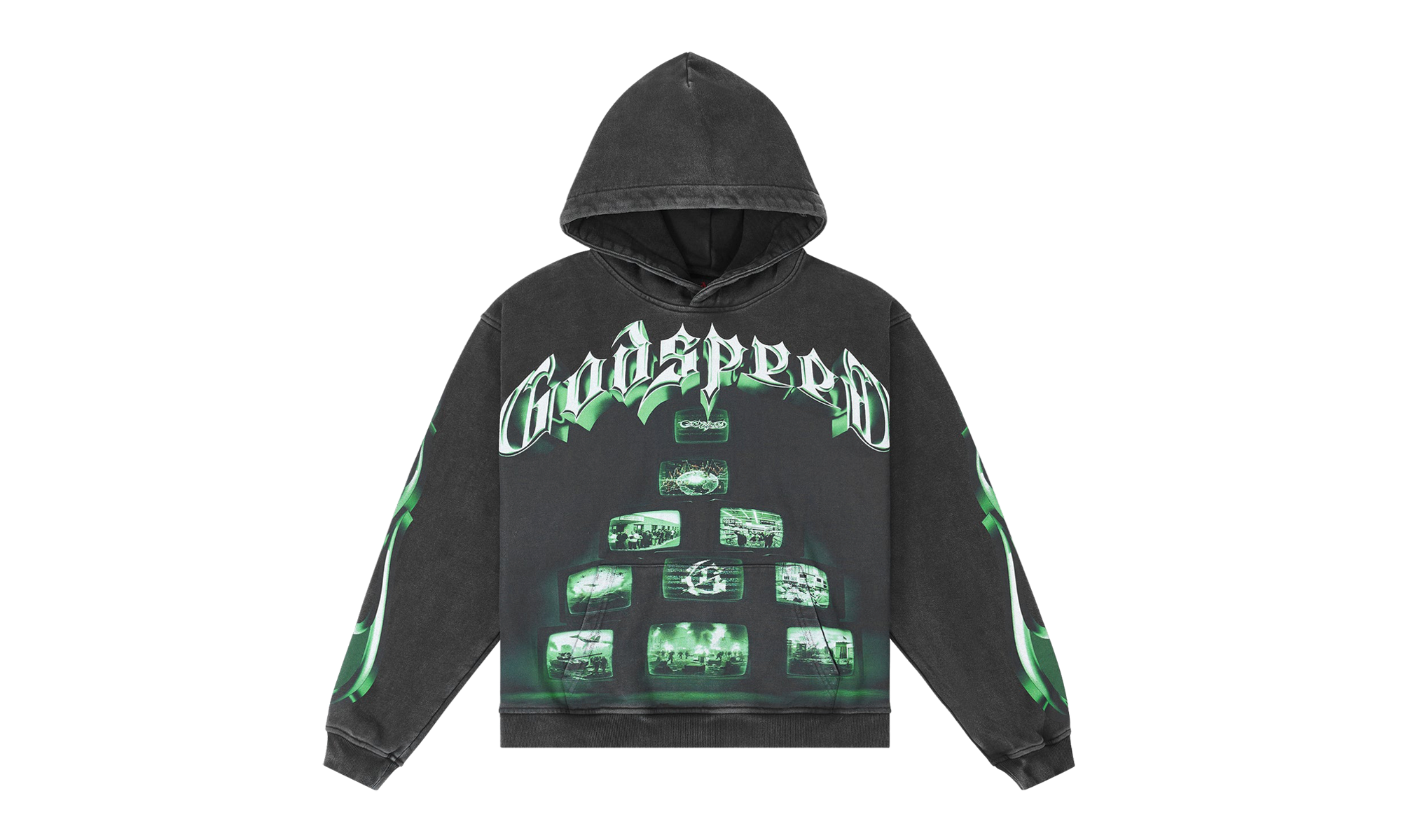 Overstimulation 2025 Hoodie "Black Wash" 10078645