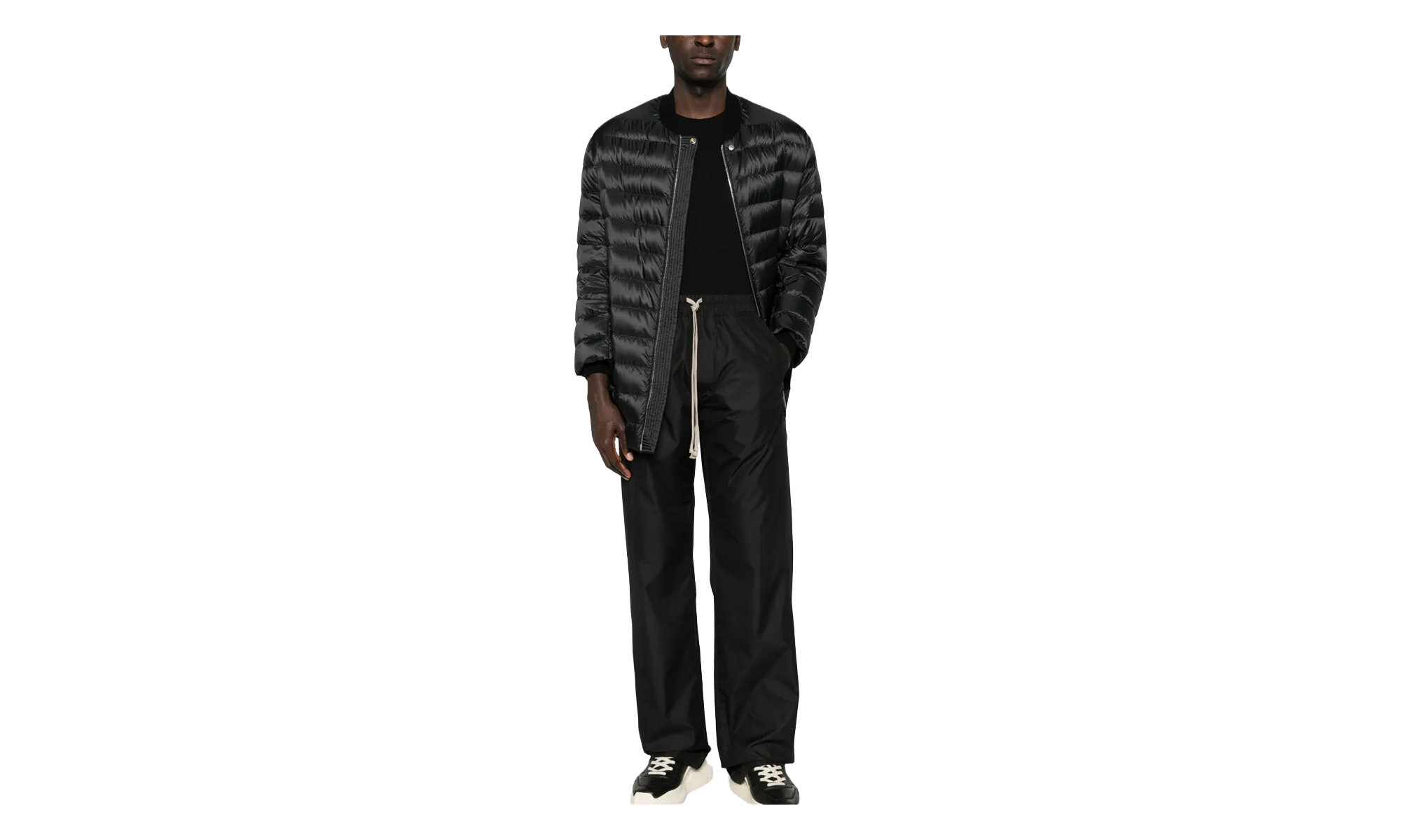 Rick Owens Woven Drawstring Pants "Black" MON30
