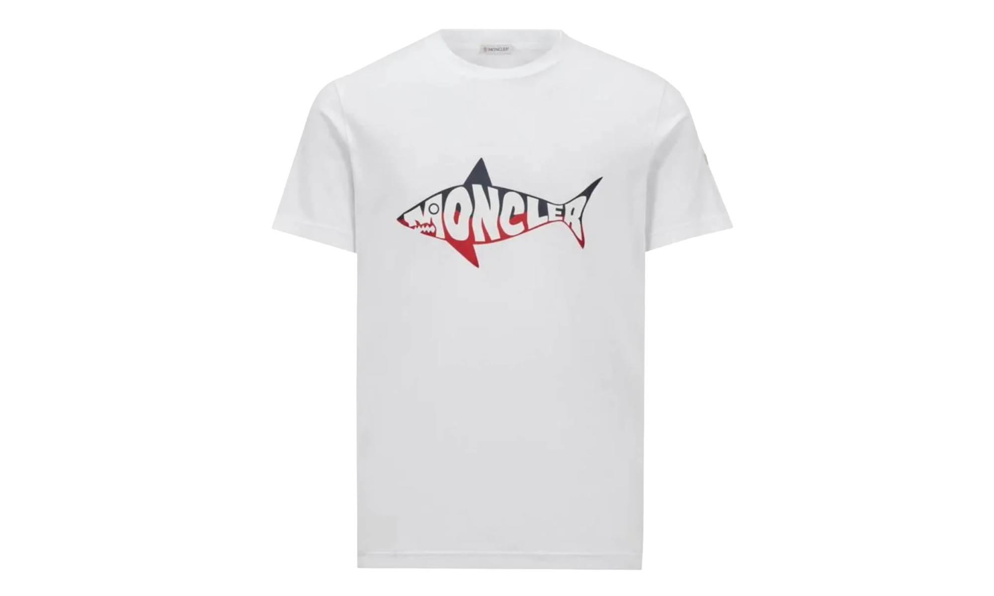 Shark Print T-Shirt "White" MON20