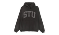 STU Applique Hoodie "BLACK" 118578 BLAC