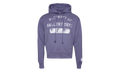 Property Print Cotton Hoodie "Purple" GD079