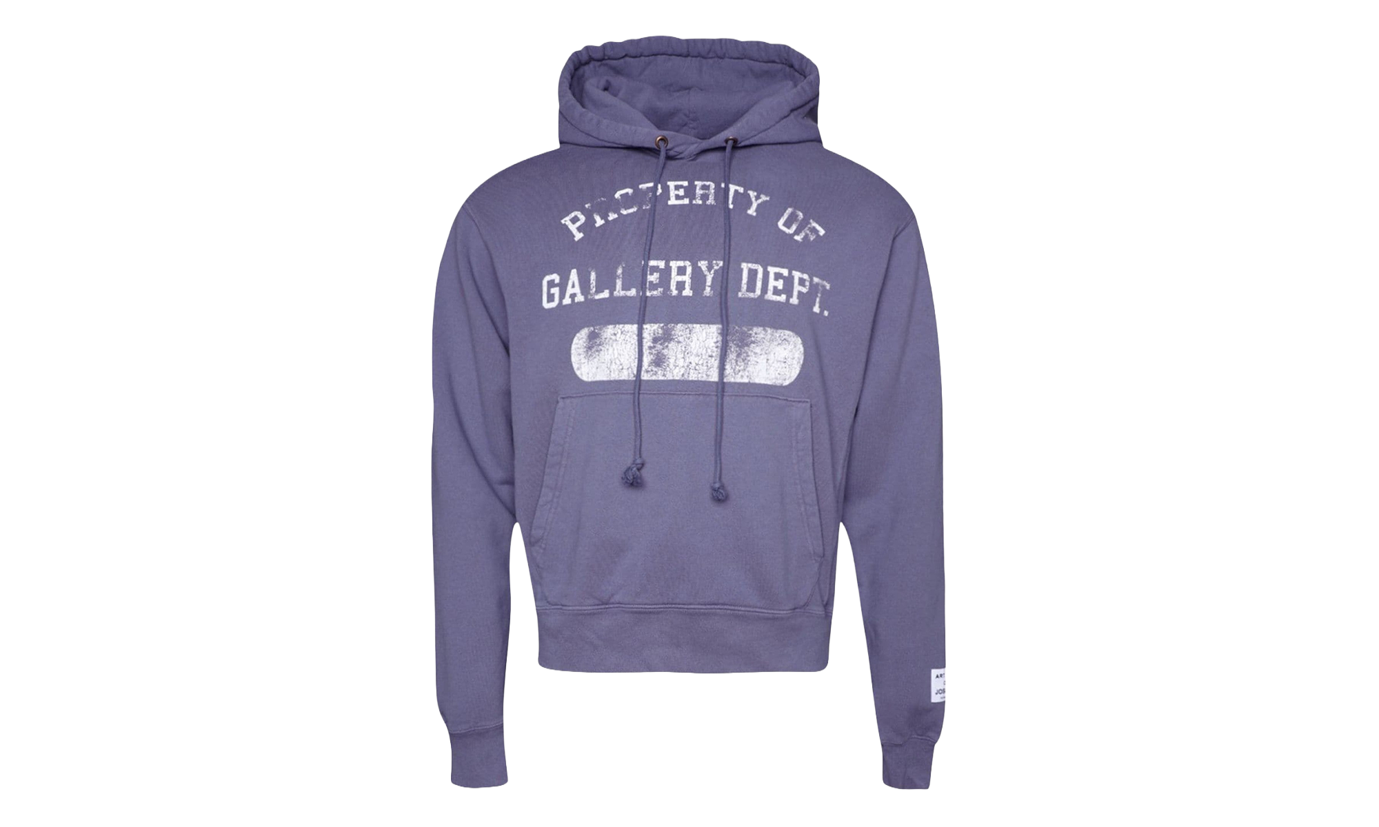 Property Print Cotton Hoodie "Purple" GD079