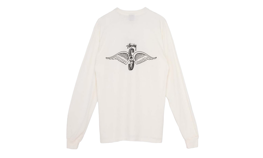 Skull Wings Pigment Dyed Long-Sleeve "Natural" STUS367