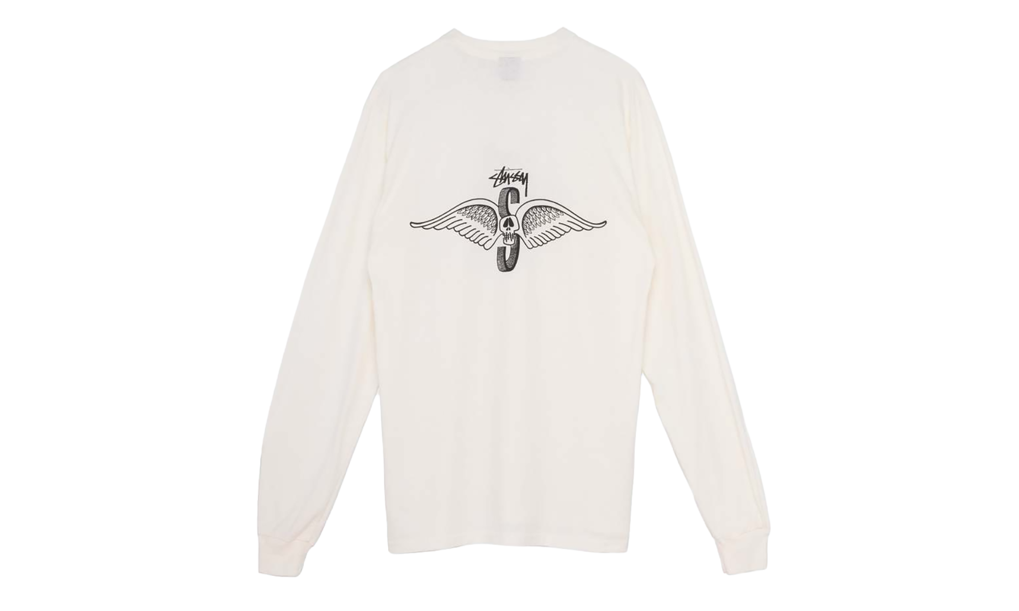 Skull Wings Pigment Dyed Long-Sleeve "Natural" STUS367