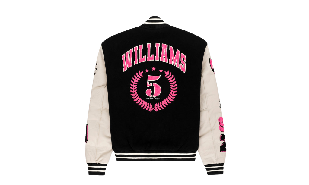 DIVISION 5 VARSITY JACKET "Black / Pink" SP5der27