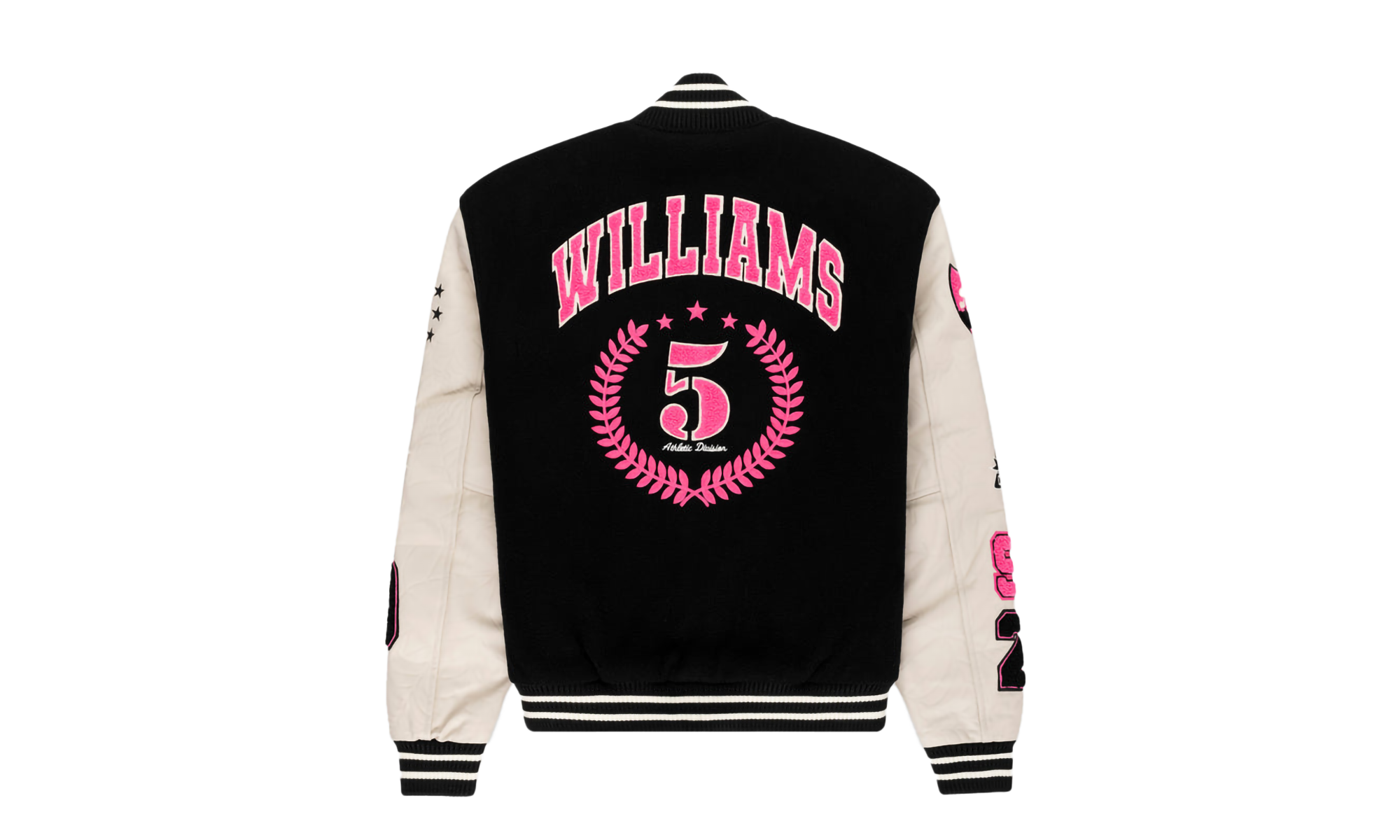 DIVISION 5 VARSITY JACKET "Black / Pink" SP5der27