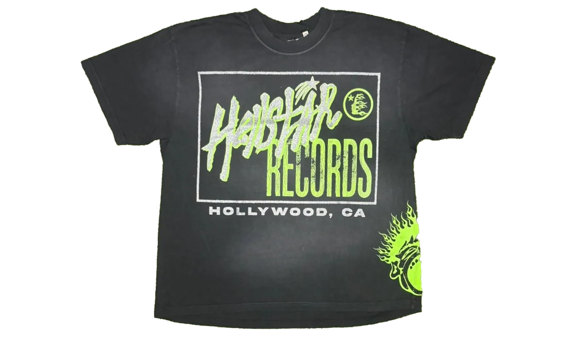 RECORDS REMIX TEE "Black" HSR179