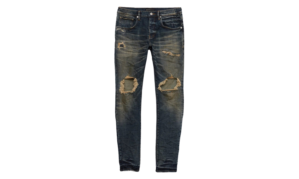 Purple-brand Dirty Indigo Blowout Jeans Mens Style : P002-dibl122 "Indigo" P002-DIBL122