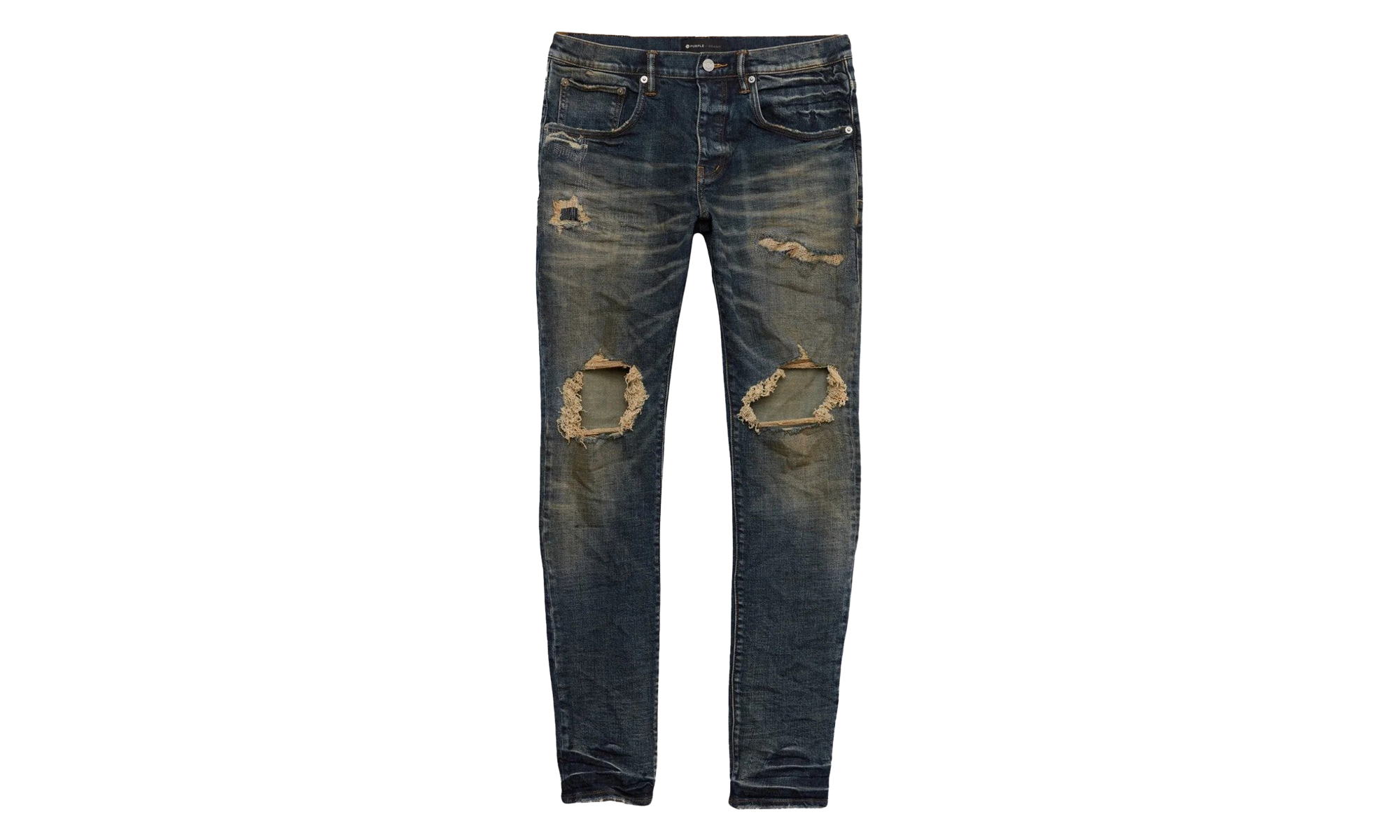 Purple-brand Dirty Indigo Blowout Jeans Mens Style : P002-dibl122 "Indigo" P002-DIBL122