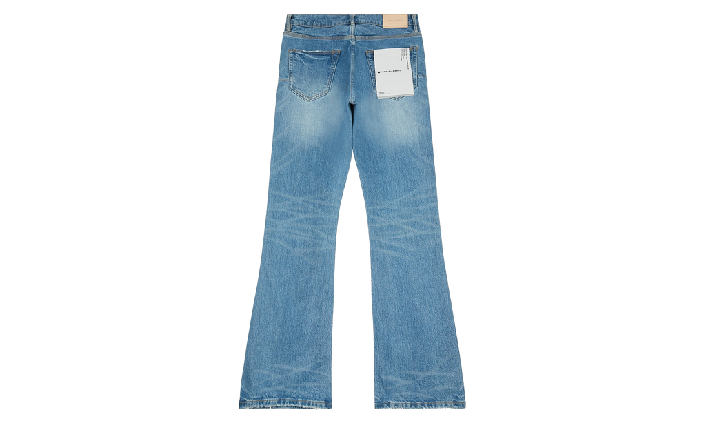 Coated Flared Denim "blue" P004 CFLC324