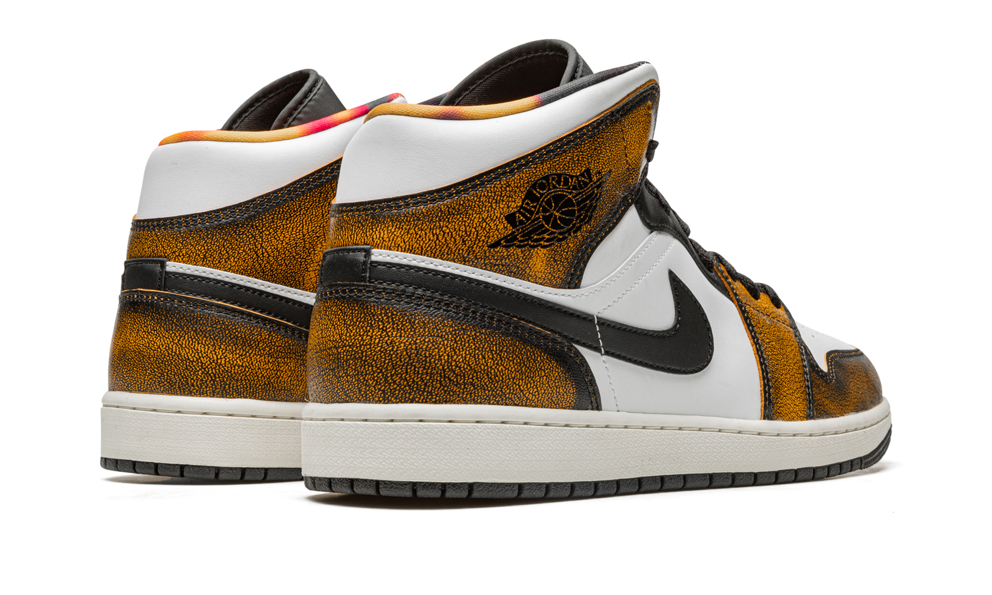Air Jordan 1 Mid SE "Orange Wear Away" DQ8417 071