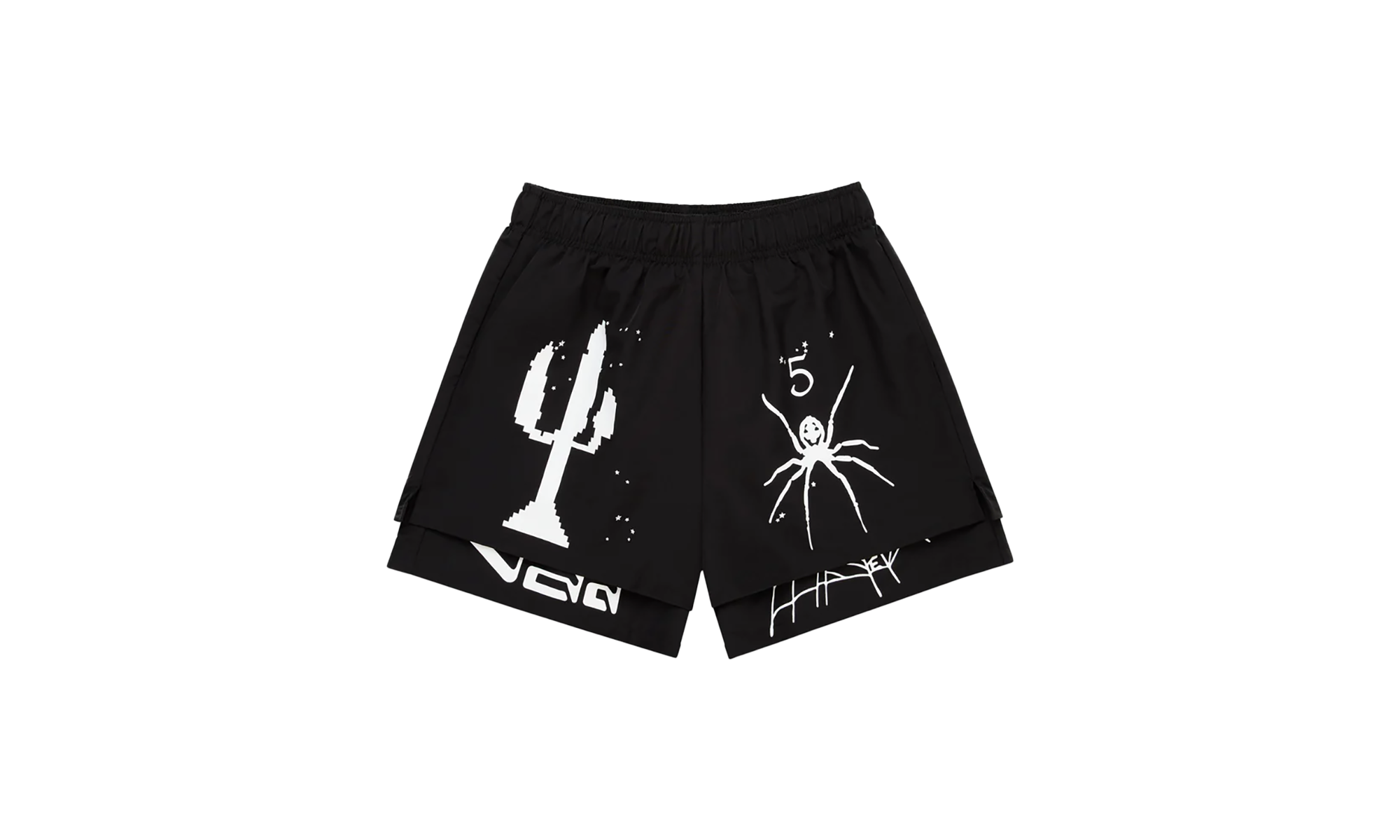 VAA DOUBLE LAYER SHORT "Virgil Abloh - Black" SP5der190