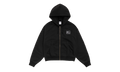 Stussy Stone Washed Fleece Zip Hoodie "Black" FJ9175010 BLAC