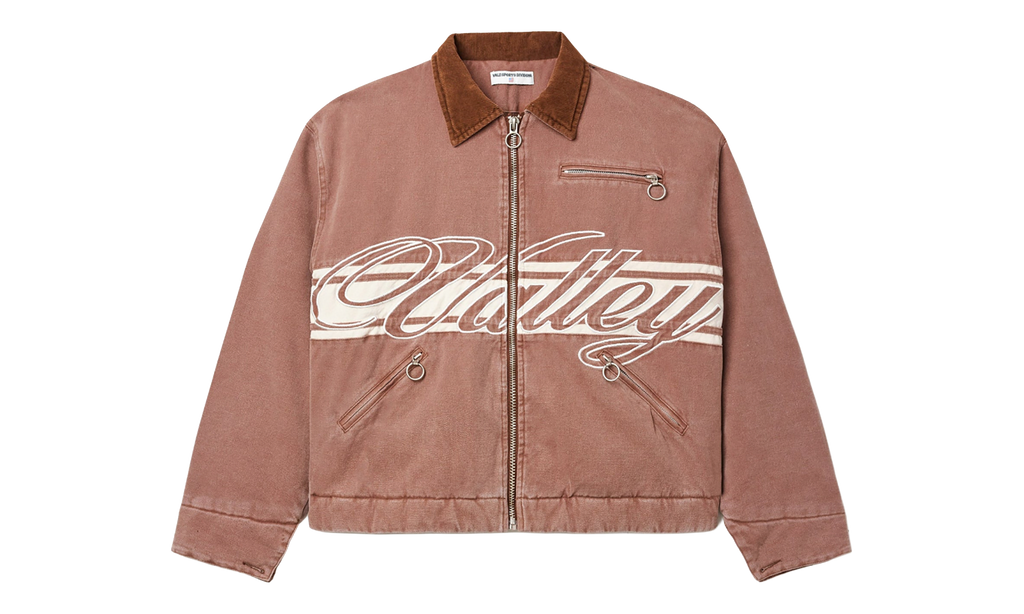 Cursive Trucker Jacket "Brown" VAL122