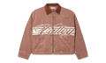Cursive Trucker Jacket "Brown" VAL122