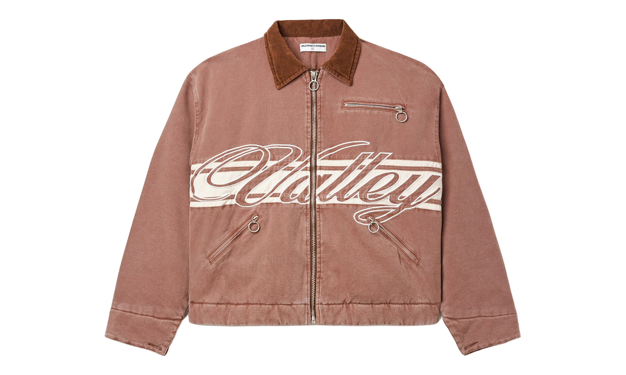 Cursive Trucker Jacket "Brown" VAL122