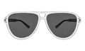 Aviator Logo Sunglasses "White / Black / Silver" XA41764AC WBS