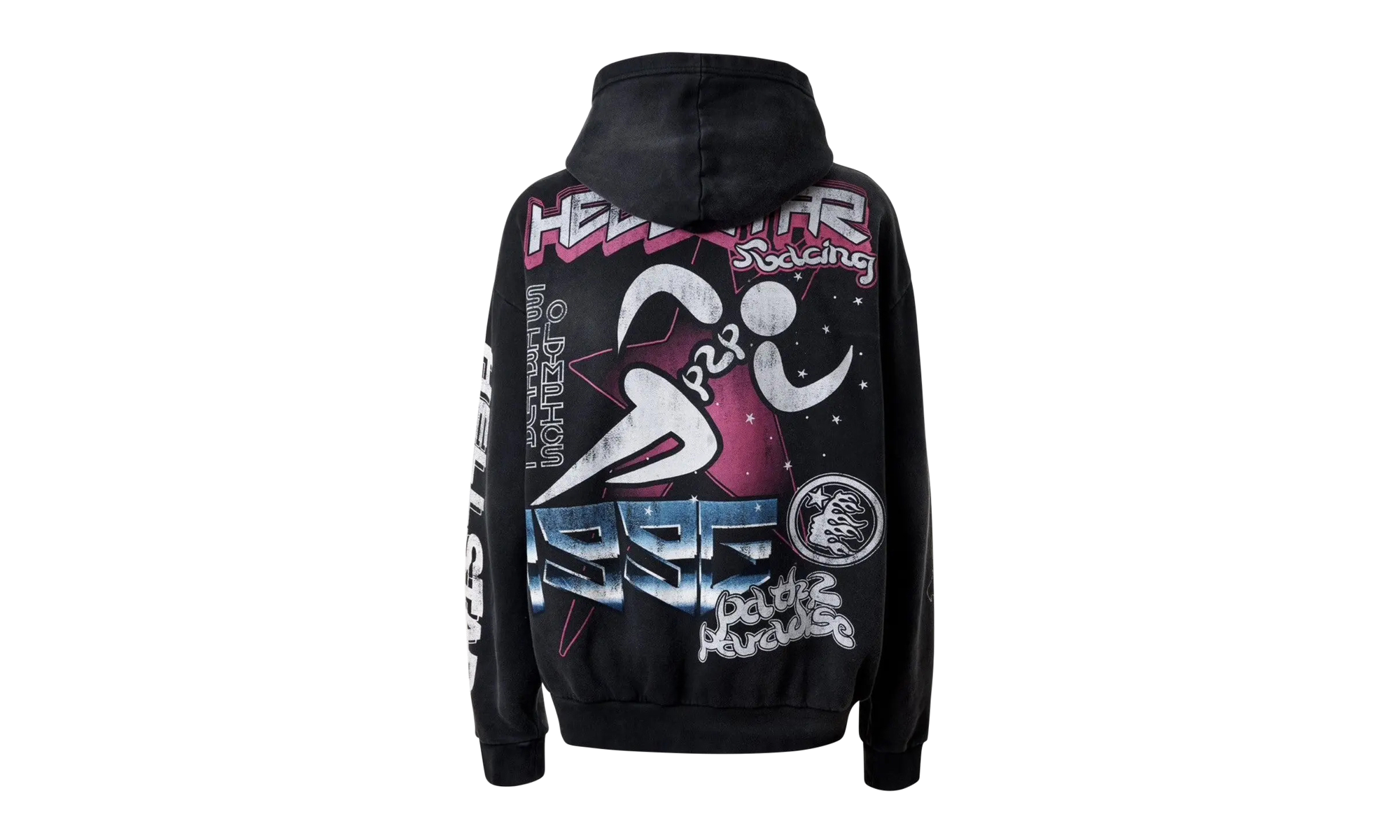 RACER HOODIE "Black" HSR166