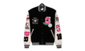 DIVISION 5 VARSITY JACKET "Black / Pink" SP5der27