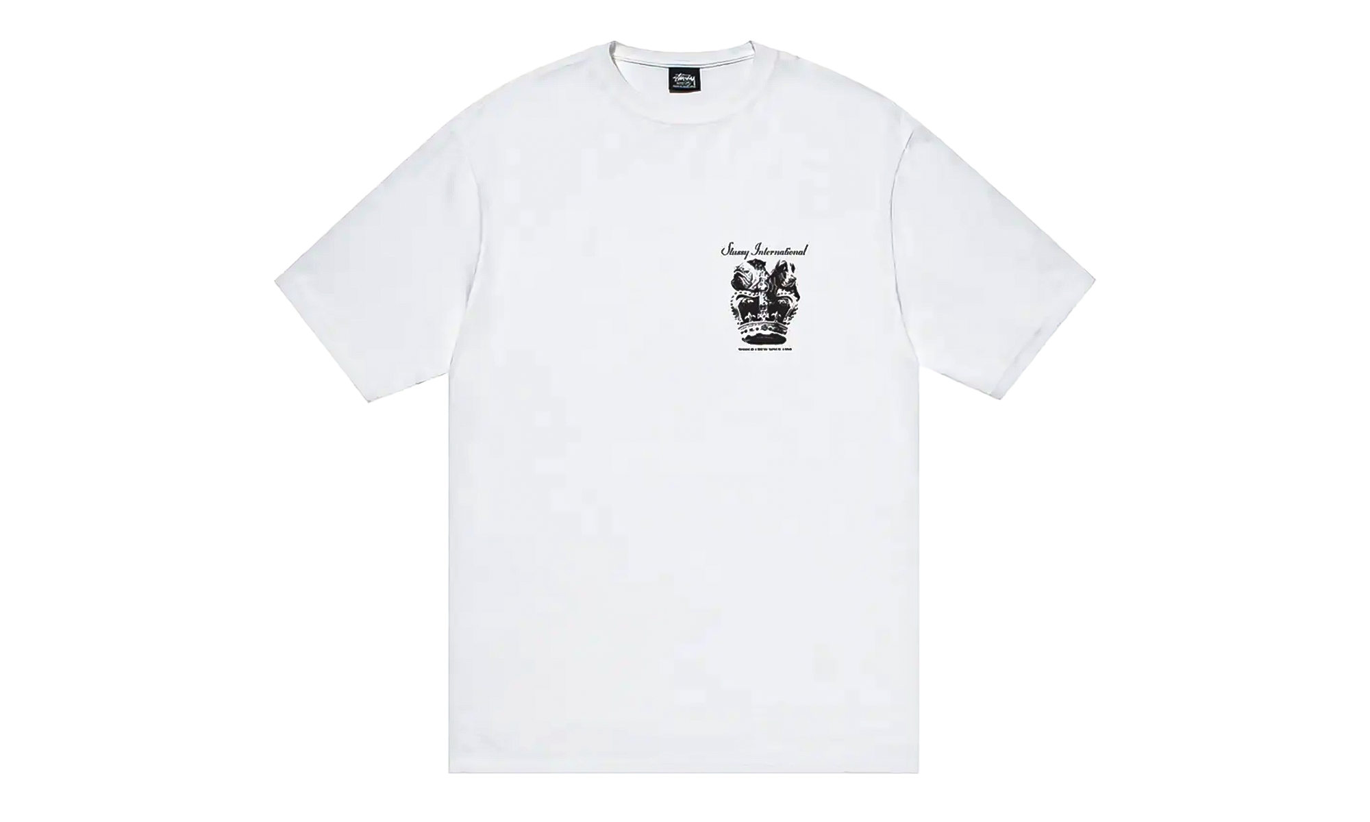 DOG CROWN TEE "White" STUS185
