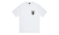 DOG CROWN TEE "White" STUS185