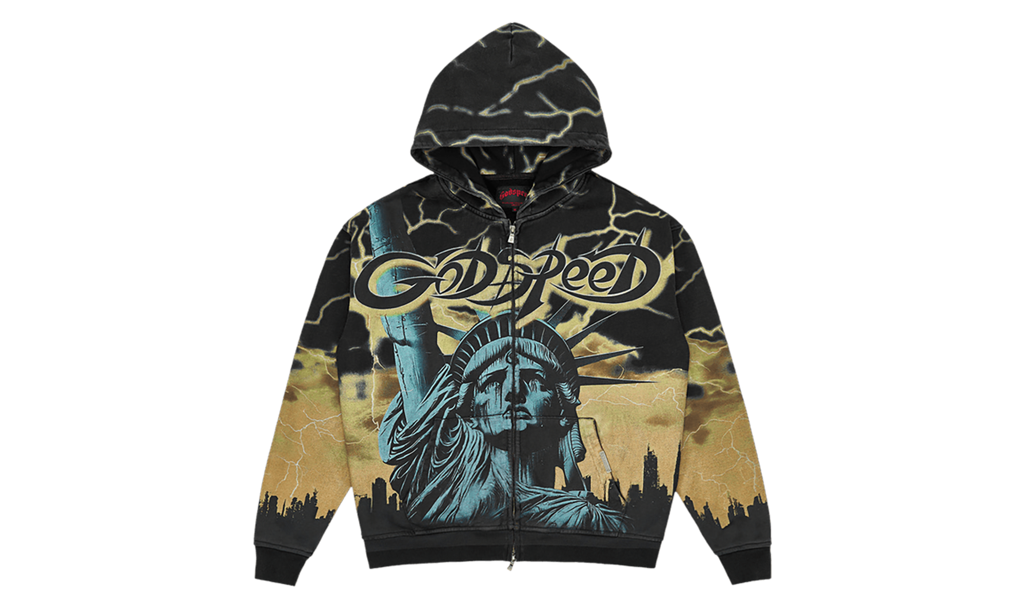 Voltage V2 Zip Hoodie "Yellow" GS102