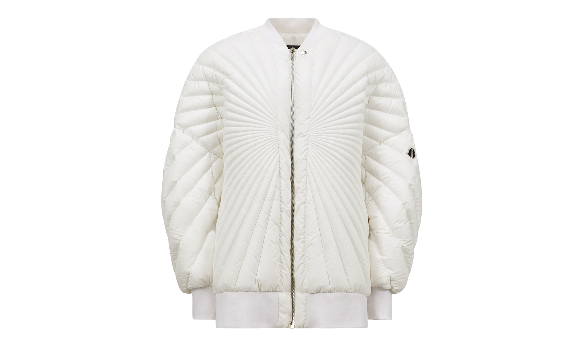 Rick Owens Woven Radiance Peter Jacket "Milk" MON40