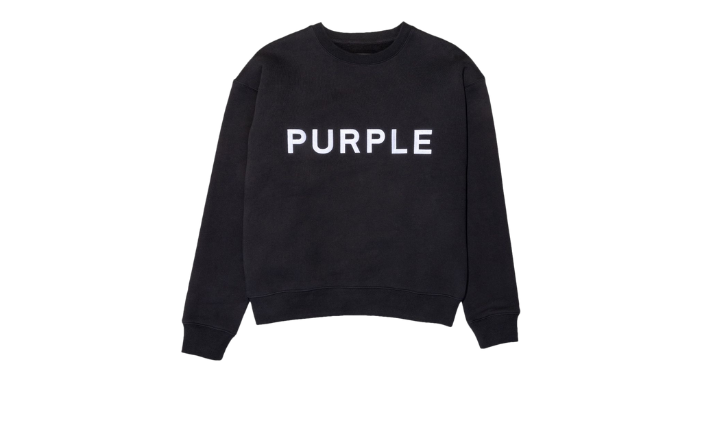 HWT FLEECE CREWNECK "Black" P402 HBBC423