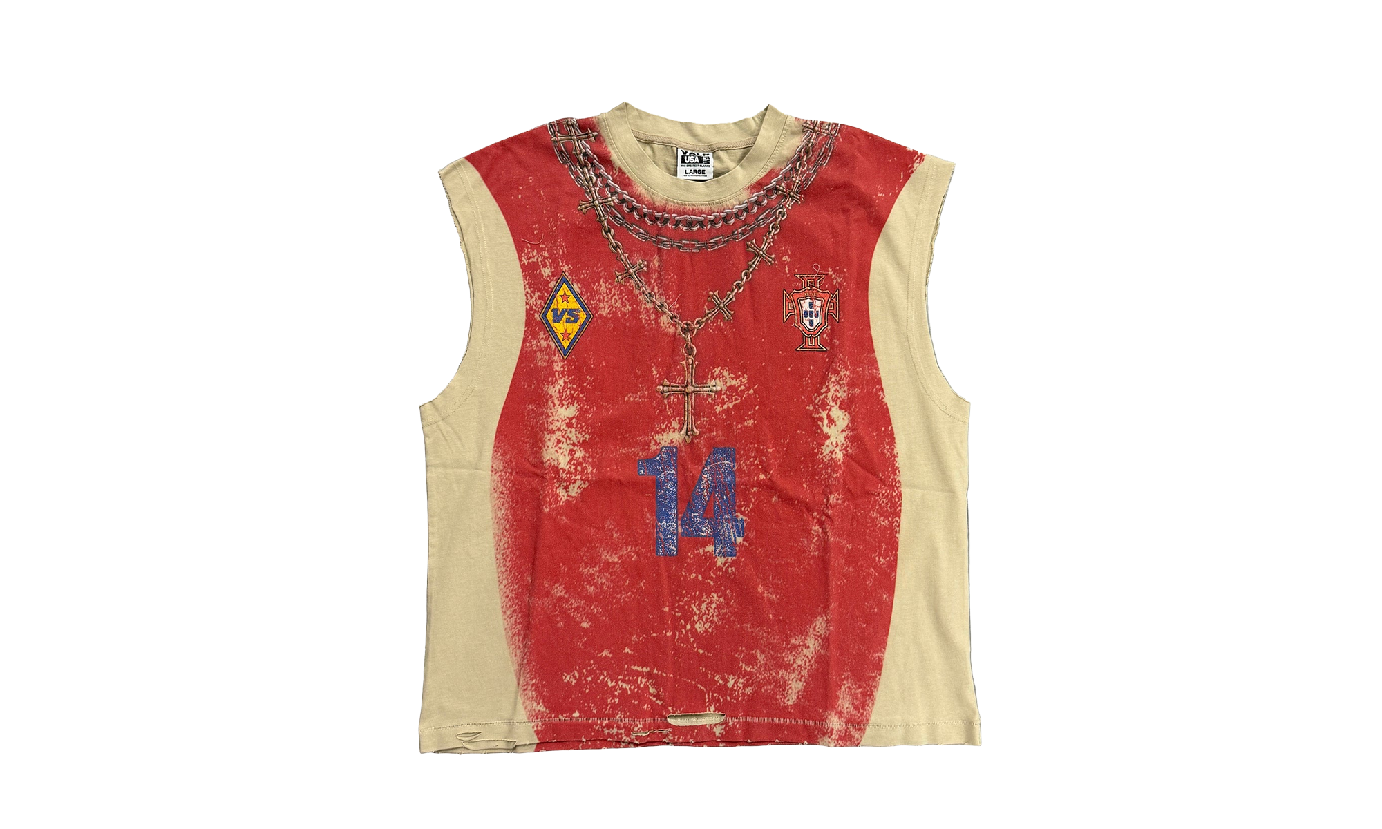 Muscle Sleeveless T-Shirt "Red" EDHCMBSF