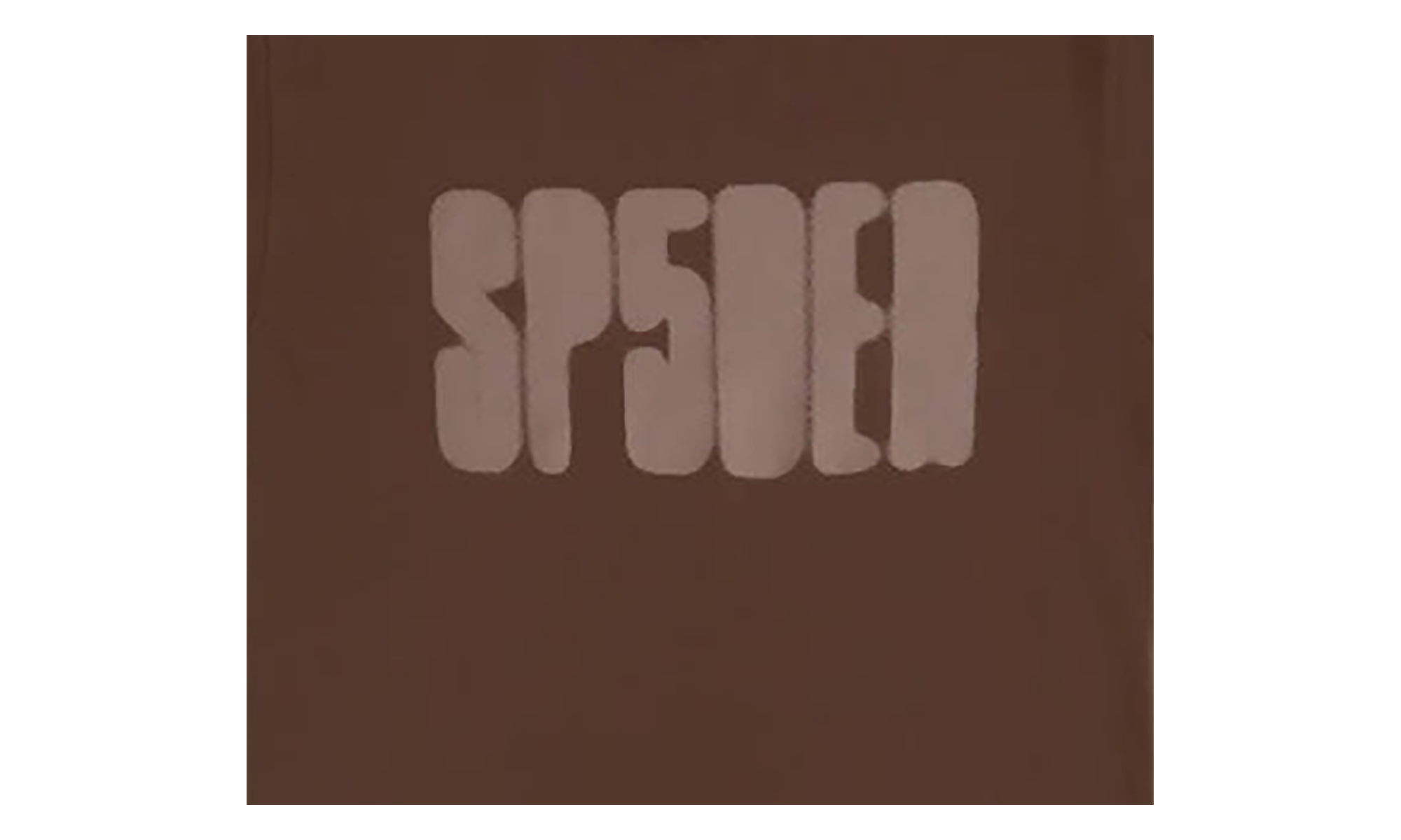 Focused Logo Tee "Brown" SP5der268