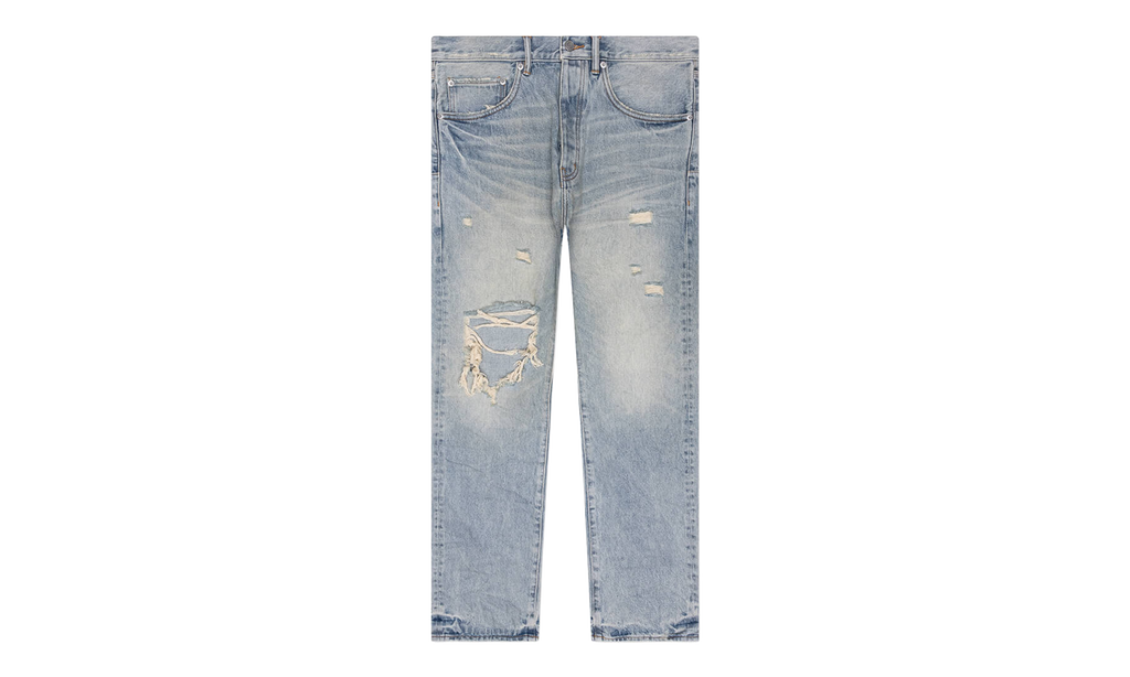 Knee Blowout Dirty Jeans "Light Indigo" P011 KNEB325