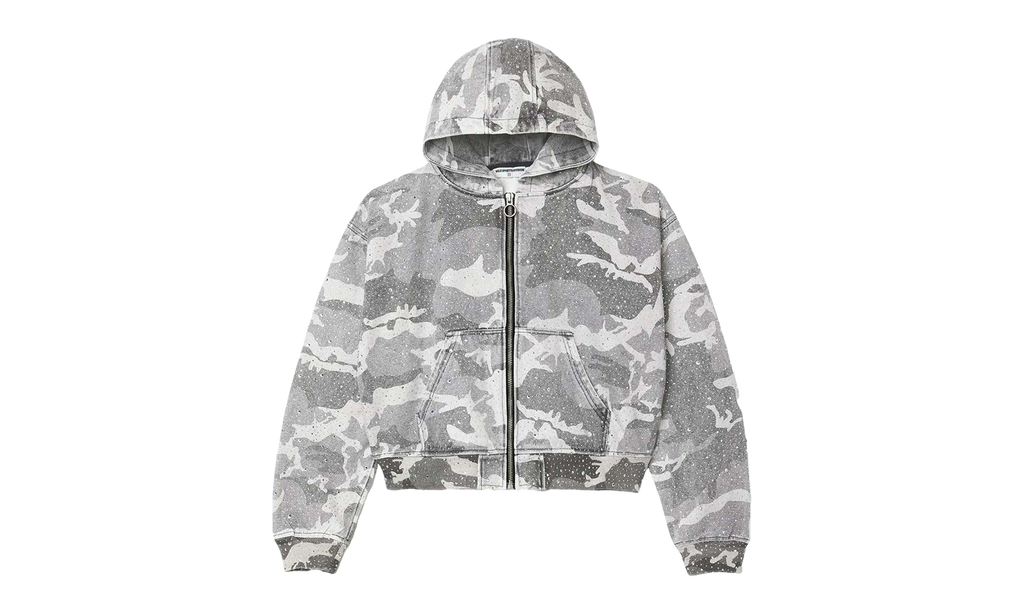 Crystal Camo Work Zip Up Jacket "Grey" 10076925