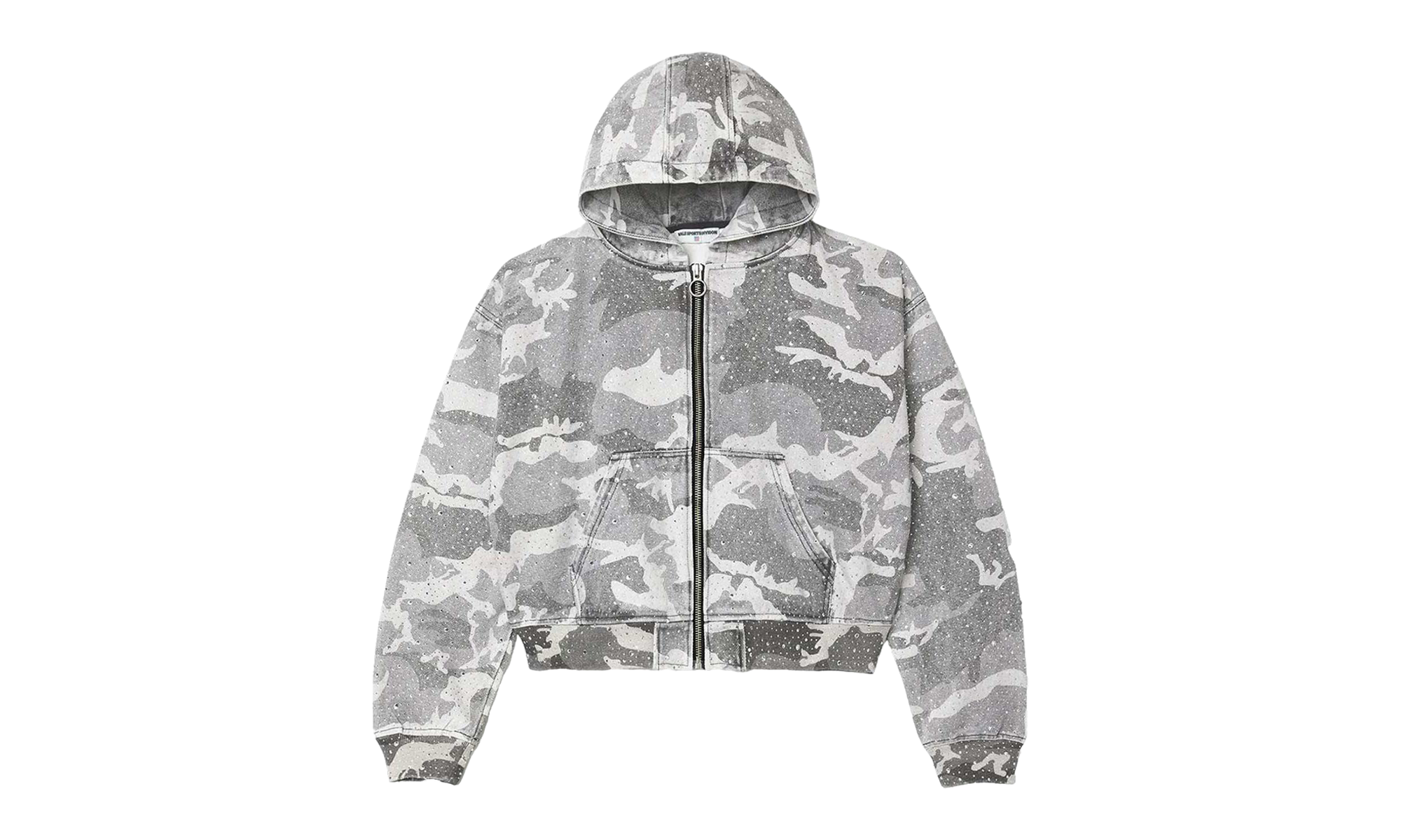 Crystal Camo Work Zip Up Jacket "Grey" 10076925